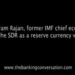 The SDR as a reserve currency won’t fly