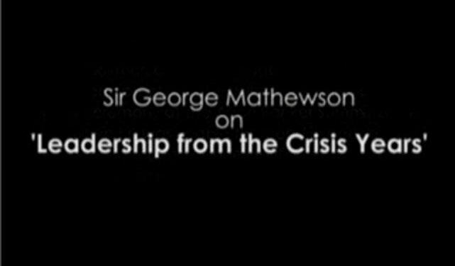 Leadership from the Crisis Years