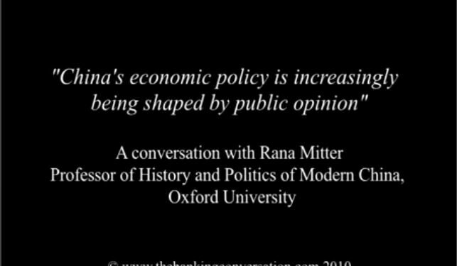 “China’s economic policy is increasingly being shaped by public opinion”