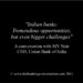 “Indian banks: Tremendous opportunities but even bigger challenges”