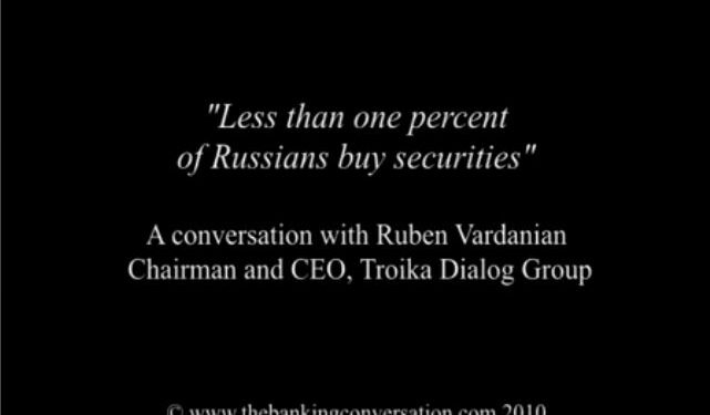 “Less than one percent of Russians buy securities”