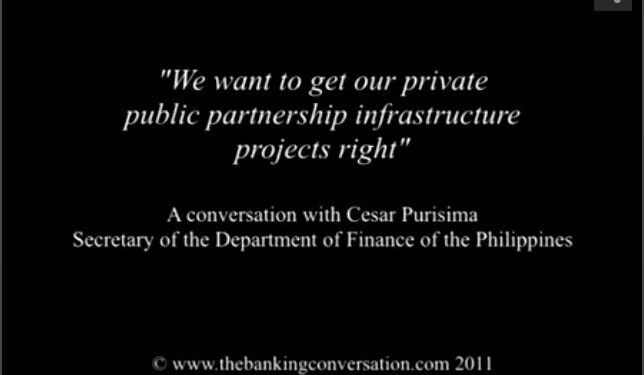 “We want to get our private public partnership infrastructure projects right”