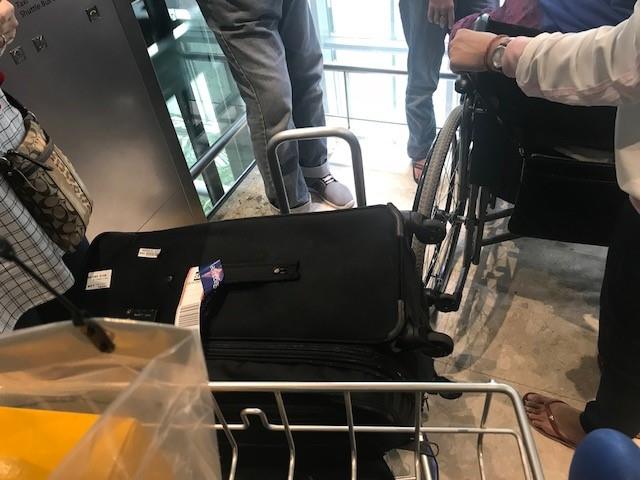 Come on! Elevators that can hardly take two trollies, let alone wheel chairs? Who built this "world class" airport?
